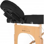 Saloniture Professional Portable Folding Massage Table with Carrying Case - Black
