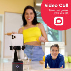 Pivo Pod Red - Auto Tracking Smartphone Interactive Content Creation Pod – 360° Hands-Free Photos or Videos – Easy Special Effects for iPhone or Android – Face, Body & Action Tracking