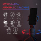 Fast Auto Tracking Tripod, NO APP Required, 355° Rotation Smart Selfie Stick Shooting Holder Camera Mount for iPhone or Android