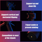 Fast Auto Tracking Tripod, NO APP Required, 355° Rotation Smart Selfie Stick Shooting Holder Camera Mount for iPhone or Android