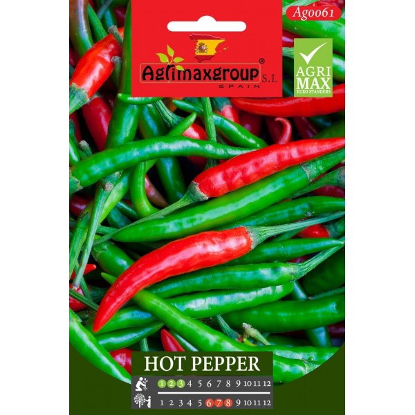 Hot Pepper Agrimax Seeds