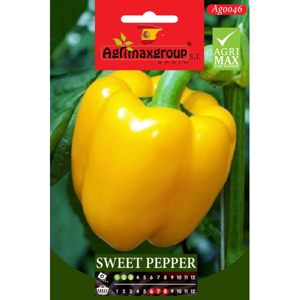 Yellow Sweet Pepper Agrimax seeds