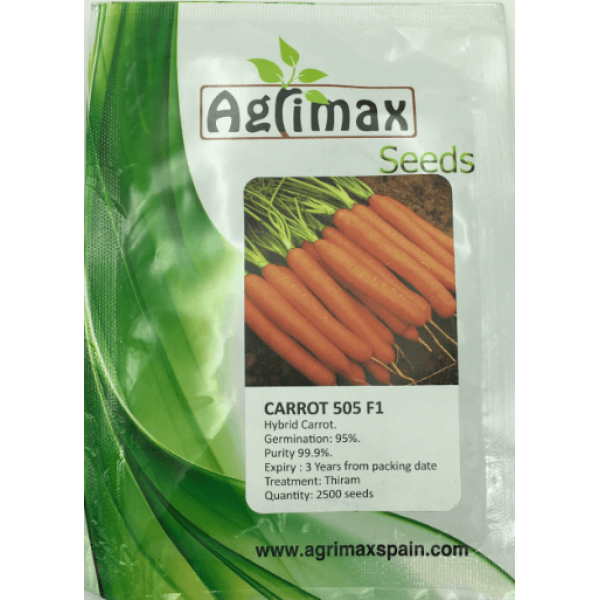 Carrot 505 F1 Premium Quality Seeds