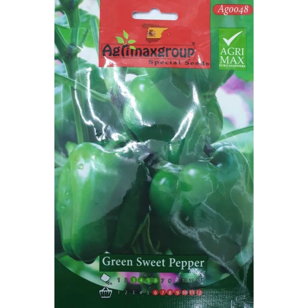 Green Sweet Pepper Agrimax seeds