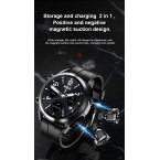 New Arrival 2 In 1 In-Ear Wireless Stereo Earbuds Wristband Blue-tooth Headset Bracelet Tws smart Watch Earphone