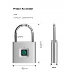 New Design Zinc Alloy Electronic Lock Easy Control Keyless Door Lock Smart Fingerprint Padlock