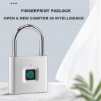 New Design Zinc Alloy Electronic Lock Easy Control Keyless Door Lock Smart Fingerprint Padlock
