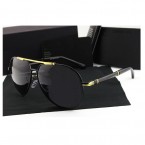 Classic High End Sunglasses Polarized Men Driving Sun Glasses For Brand Design Mirror Eyewear Male