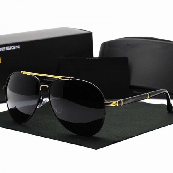 Classic High End Sunglasses Polarized Men Driving Sun Glasses For Brand Design Mirror Eyewear Male
