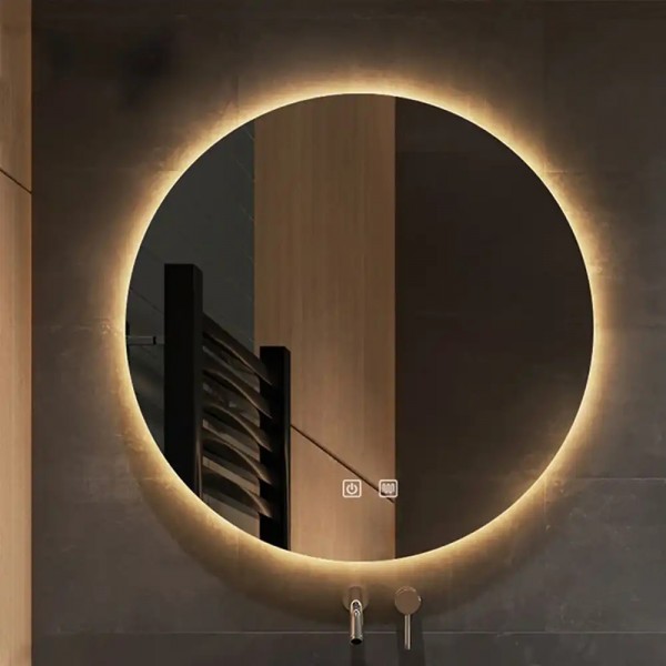 Beautiful Touch Led Circle Mirror with available custom size as per your desire