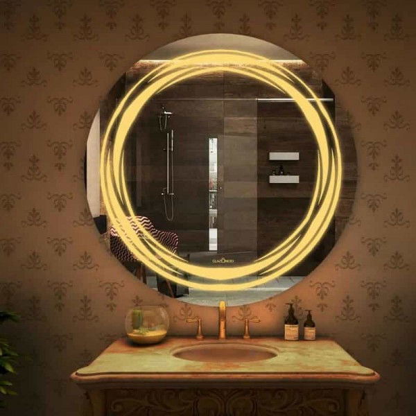 Circle Shape Smart Touch Led Mirror C-6
