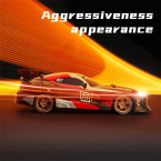 JJRC Q116 1 / 16 16 Km / h Dodge Drifting Car 2.4GHz 4WD RC Racing Car with Front / Rear Lights - Black