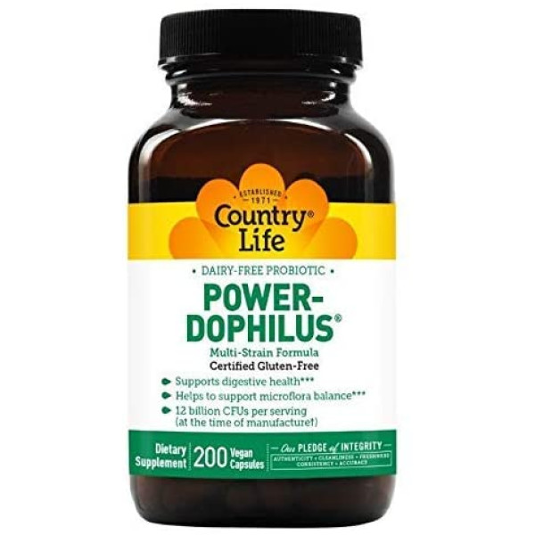 Country Life Dairy-free Probiotic Power-dophilus..