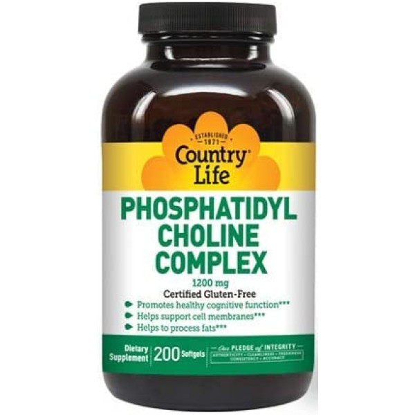 Country Life Phosphatidyl Choline Complex, 1200 ..