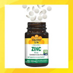 Country Life Zinc 50 mg (Amino Acid Chelate), Tablets, 100-Count
