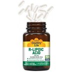 Country Life R-Lipoic Acid 100 mg - 60 Vegan Capsules - Heat Stable R-Lipoic Acid - Protects Against Free radicals