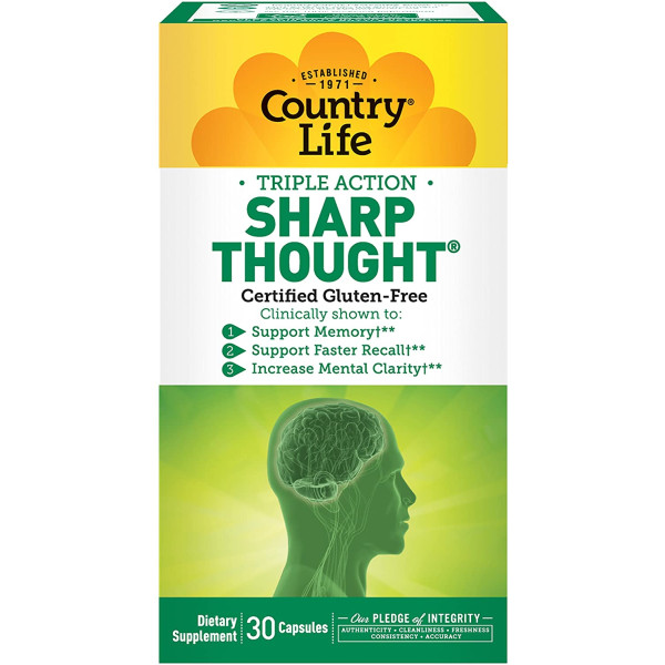Country Life Sharpthought, 30-capsule