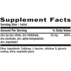 Country Life Target Mins Zinc 50Mg Tablets, 90 Count