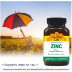 Country Life Target Mins Zinc 50Mg Tablets, 90 Count