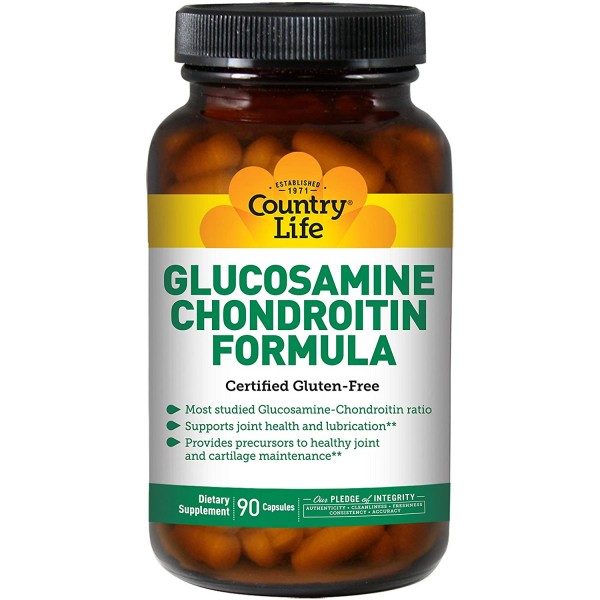 Country Life Glucosamine Chondroitin, 90 vcaps