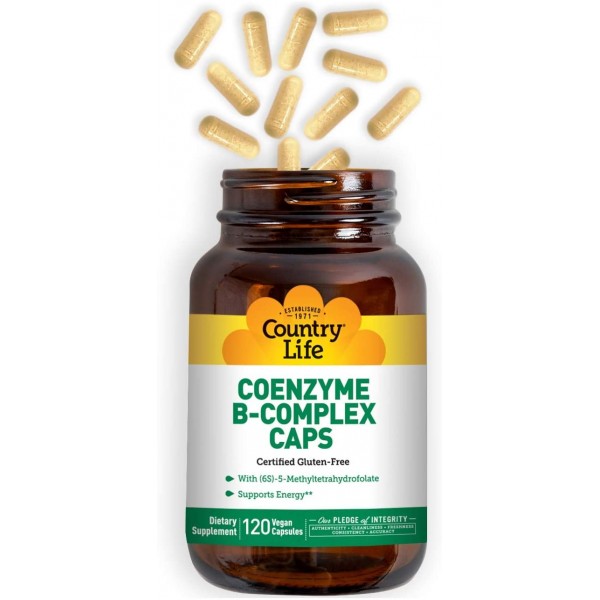 Country Life Coenzyme B Complex, 120-Count