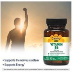 Country Life Vitamin B6-90 Vegan Capsules - Supports The Nervous System - Supports Energy