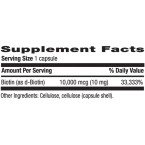 Biotin High Potency 10 mg 120 Veg Caps