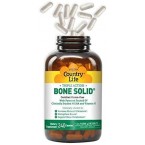 Country Life Triple Action Bone Solid - 240 Capsules - Increase Mineral Utilization - Strengthen Bones - Bone Metabolism