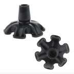 2pcs Rubber Replacement Tip End Caps For Cane Walking Stick Crutches 19mm 3/4inch