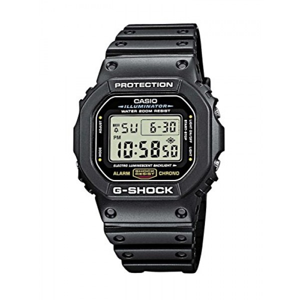 Original Casio Men's G-shock DW5600E-1V Shock Resistant Black Resin Sport Watch online in UAE
