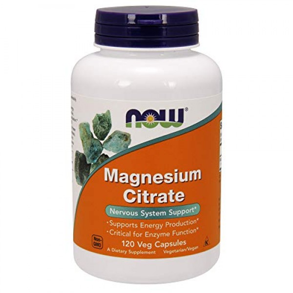 Buy original NOW Magnesium Citrate 400 Milligram imported, sale online in UAE