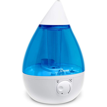Crane Drop Ultrasonic Cool Mist Humidifier, Filter Free, 1 Gallon, 500 Sq Ft Coverage, Air Humidifier for Plants Home Bedroom Baby Nursery and Office, Blue and White Crane Drop Ultrasonic Cool Mist Humidifier, Filter Free, 1 Gallon, 500 Sq Ft Coverage, Air Humidifier for Plants Home Bedroom Baby Nursery and Office, Blue and White
