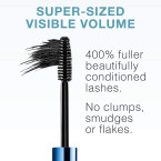 Neutrogena Healthy Volume Lash-Plumping Waterproof Mascara, Volumizing and Conditioning Mascara with Olive Oil to Build Fuller Lashes, Clump-, Smudge- and Flake-Free, Black/Brown