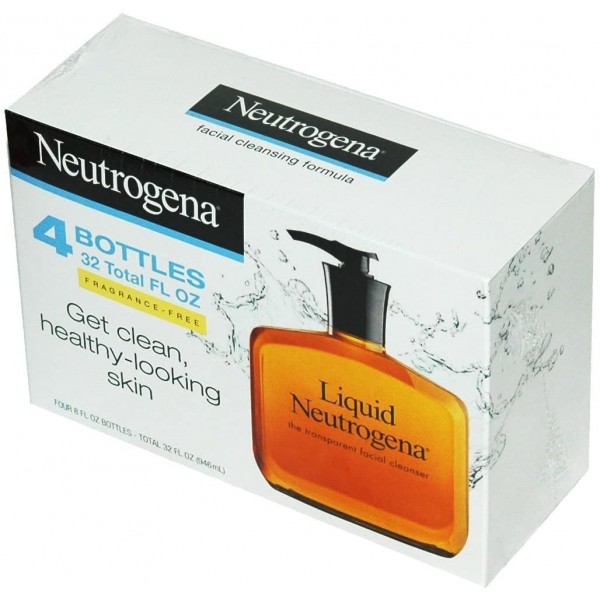 Neutrogena Fragrance Free Liquid Neutrogena, Facial Cleansing Formula, Pump Bottles