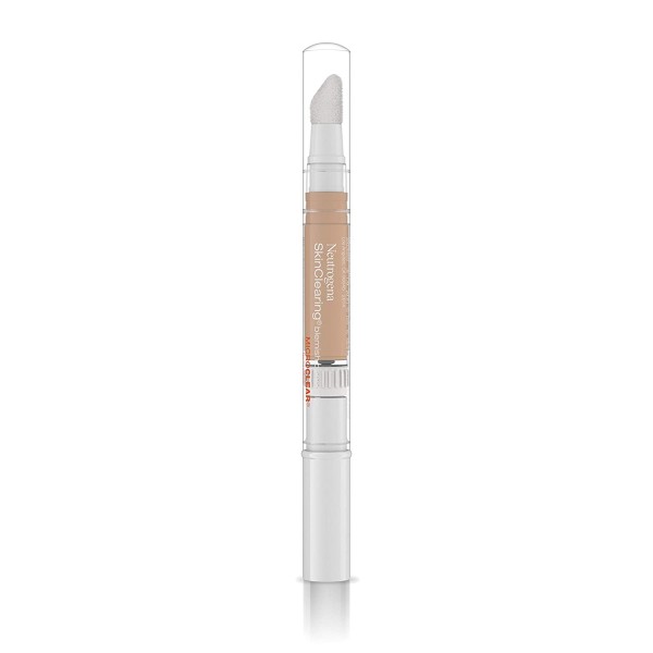 Neutrogena SkinClearing Blemish Concealer Face Makeup with Salicylic Acid Acne Medicine, Non-Comedogenic and Oil-Free Concealer Helps Cover, Treat & Prevent Breakouts, Light