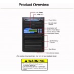 Produplicator 1 to 11 24X Burner CD DVD Duplicator - Standalone Copier Duplication Tower