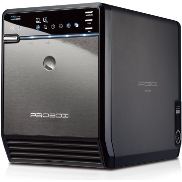 Mediasonic ProBox HF2-SU3S2 4 Bay 3.5” SATA HDD Enclosure – USB 3.0 & eSATA Support SATA 3 6.0Gbps HDD transfer speed