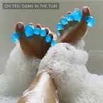 YogaToes GEMS: Gel Toe Stretcher & Separator - Instant Therapeutic Relief For Feet. Fight Bunions, Hammer Toes & More!