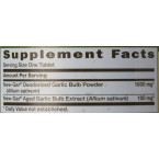 GNC Herbal Plus Odorless Super Garlic 1100mg, 100 Tablets, Supports Cardiovascular Health