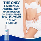 PFB Vanish Razor Bump Stopper Skin Care Treatment with Chromabright Dark Spot Remover, Roll On Formula Treats Ingrown Hairs and Razor Burns - 93g