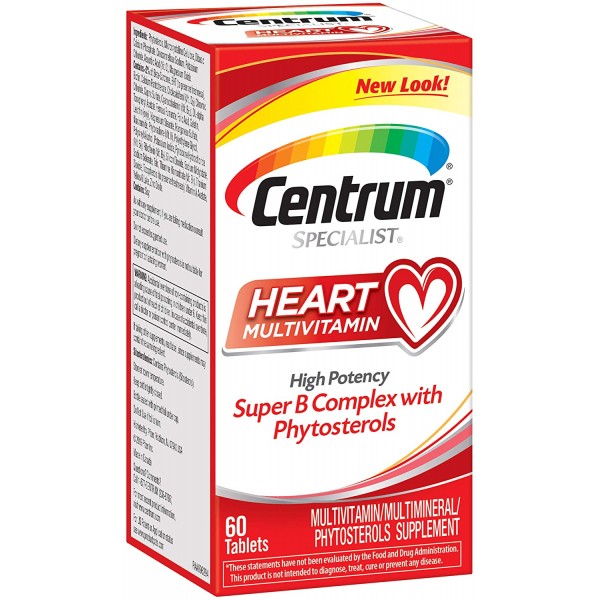Centrum Specialist Heart Complete Multivitamin Supplement Available in UAE