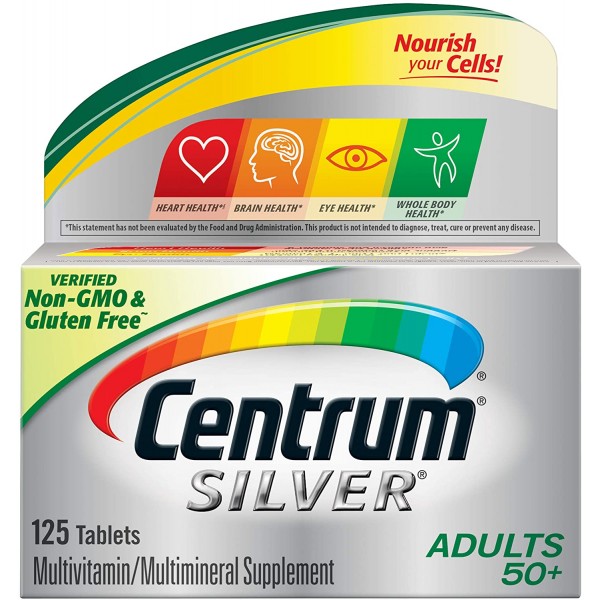Original Centrum Silver Adult 50+ Multivitamin / Multimineral Supplement Sale in UAE