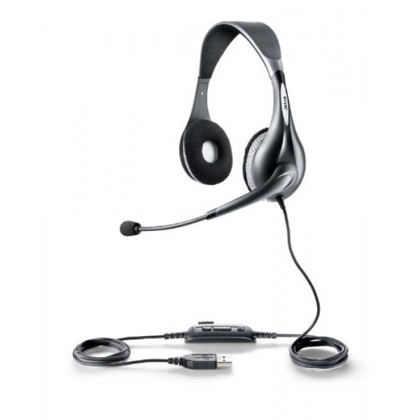 Original Jabra UC VOICE 150 MS Duo Lync Optimized Corded Headset for Softphone online in Pakistan