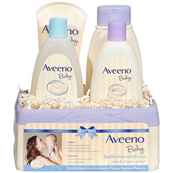 aveeno baby daily bathtime solutions gift set to nourish skin shop online in UAE