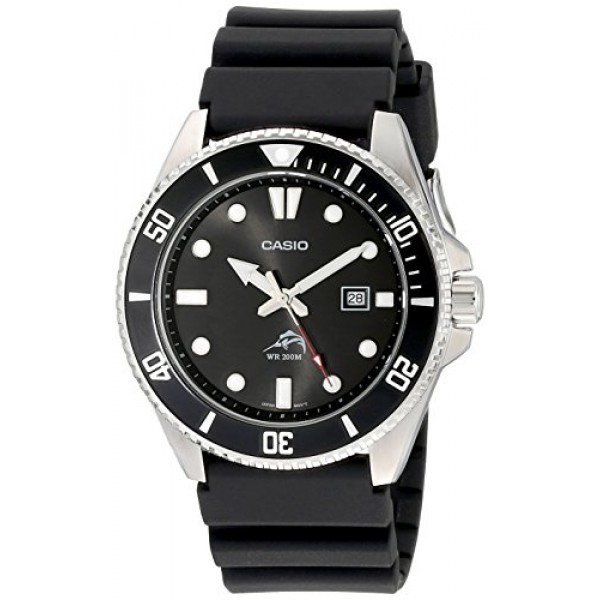 Casio Men's MDV106-1AV 200M Duro Analog Watch, Black