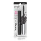 Neutrogena Healthy Lengths Mascara for Stronger, Longer Lashes, Clump-, Smudge- and Flake-Free Mascara with Olive Oil, Vitamin E and Rice Protein, Black 