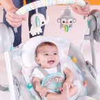 Bright Starts Whimsical Wild Portable Compact Automatic Swing with Melodies