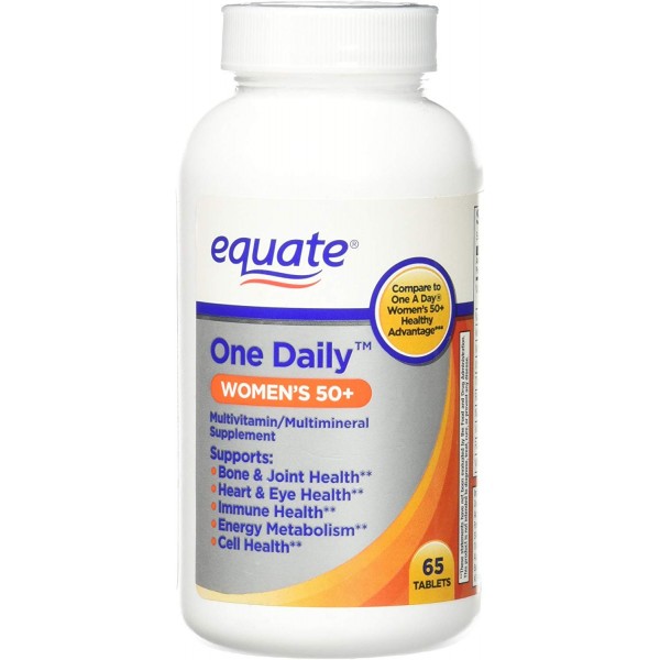 One Daily Women's 50+ Multivitamin Supplement 65ct By Equate Sale in UAE