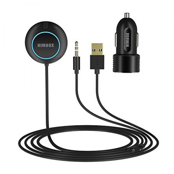 iClever Bluetooth Car Receiver, Himbox HB01 Wireless Hands-free Car Kit with Built-in Mic Shop online in Pakistan