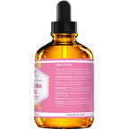 Jojoba Oil by Leven Rose, Pure Cold Pressed Natural Unrefined Moisturizer for Skin Hair and Nails 4 oz (Jojoba)